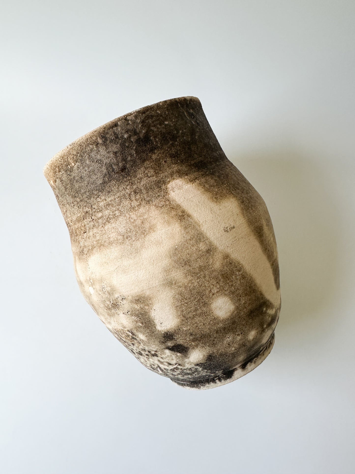 Raku Pottery Vase (signed)