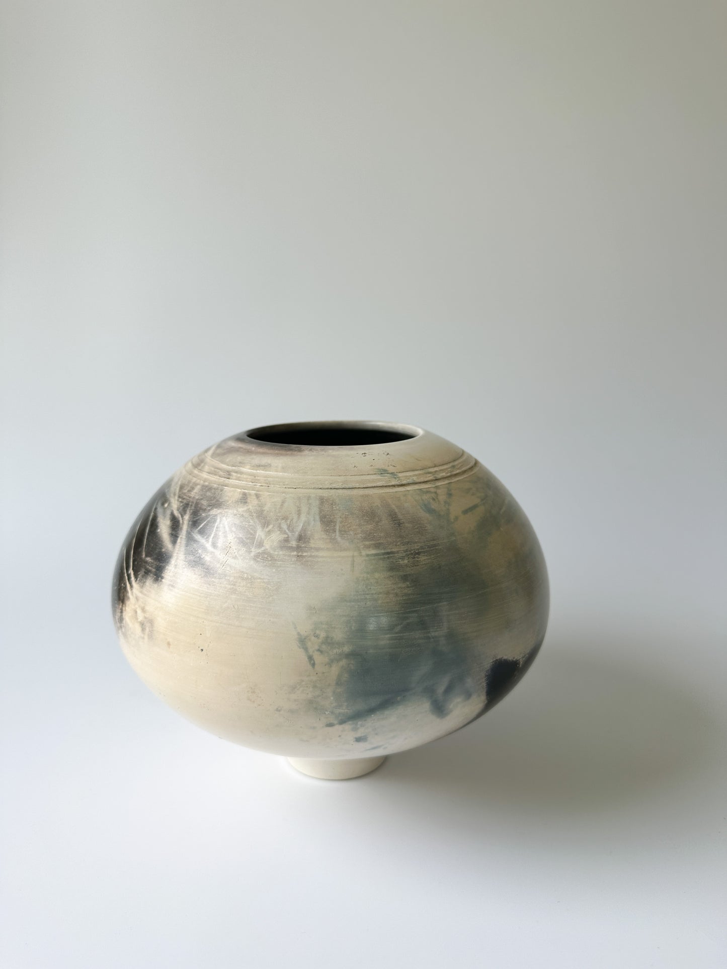 Handmade Raku Ceramic Vessel (signed)