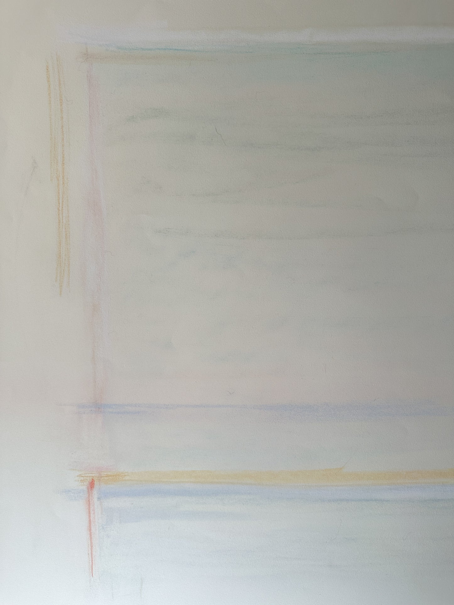 Light Sky Abstract Sky - Pastel by Jane Matteson (40"W x 26"H)