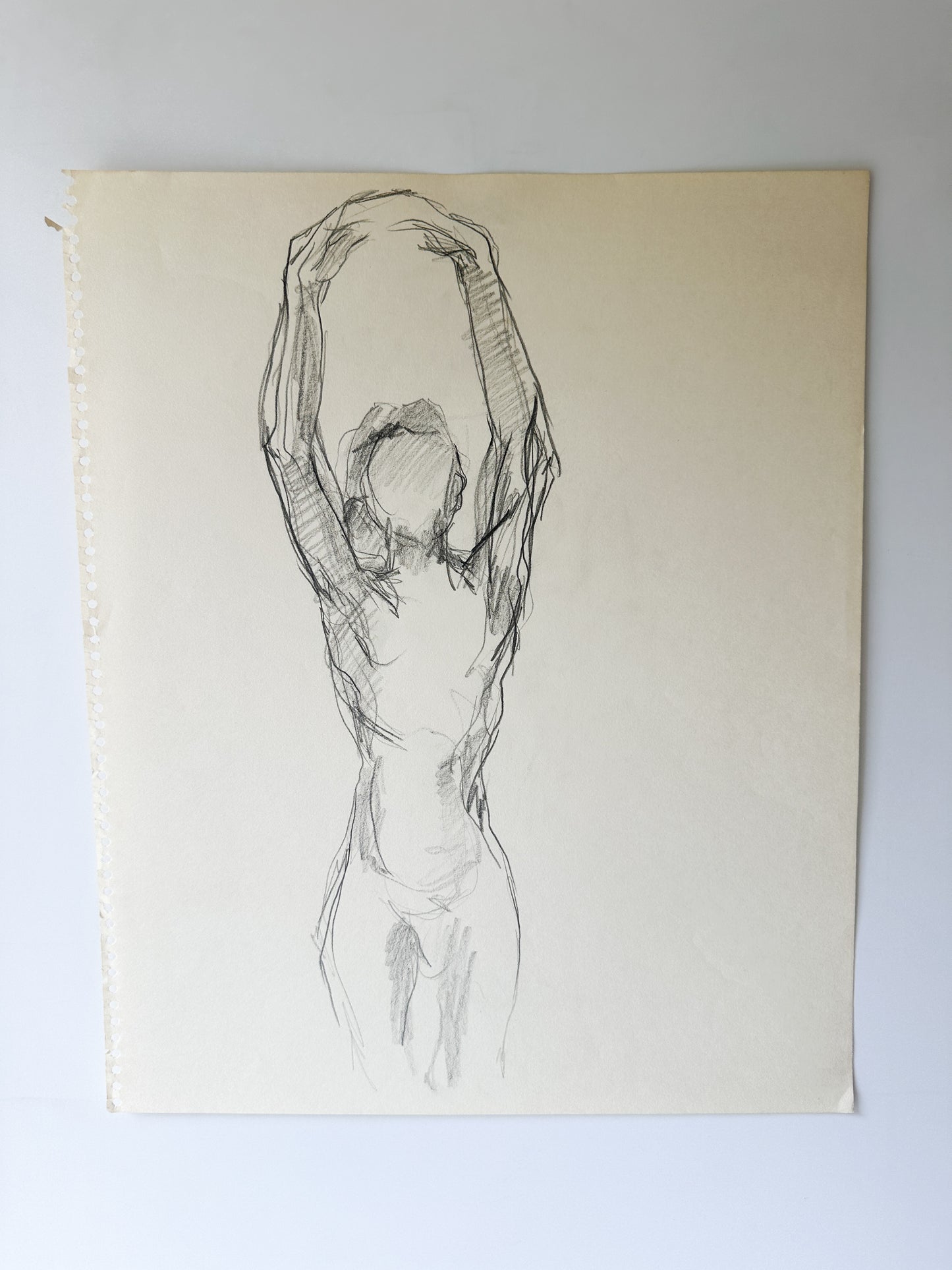 MULTIPLE OPTIONS - Nude Male Sketches by Jane Matteson (14"W x 17"H)