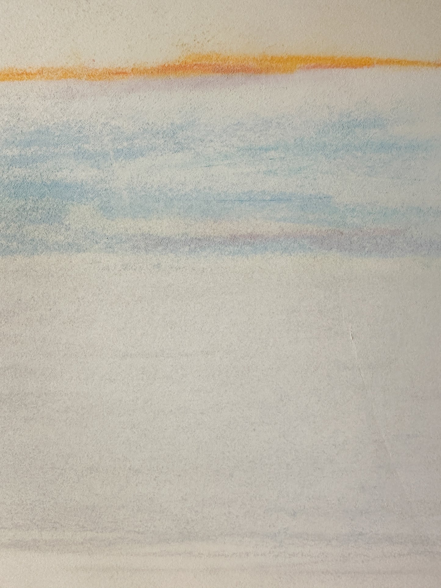 Abstract Landscape I - Pastel by Jane Matteson (20"x 9.25")