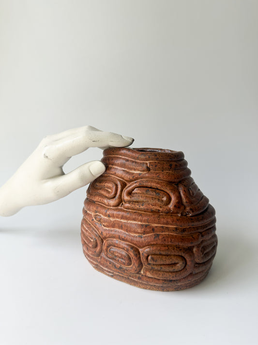 Handmade Coil Pottery Vessel