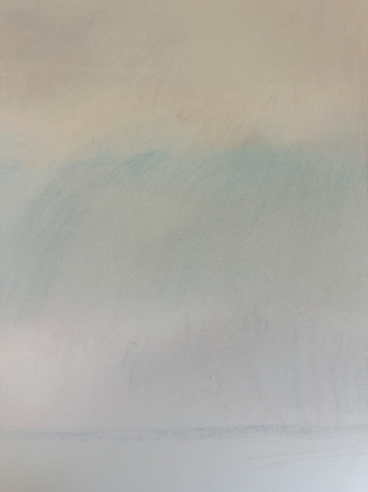 Pale Sky - Pastel by Jane Matteson (40"W x 26"H)