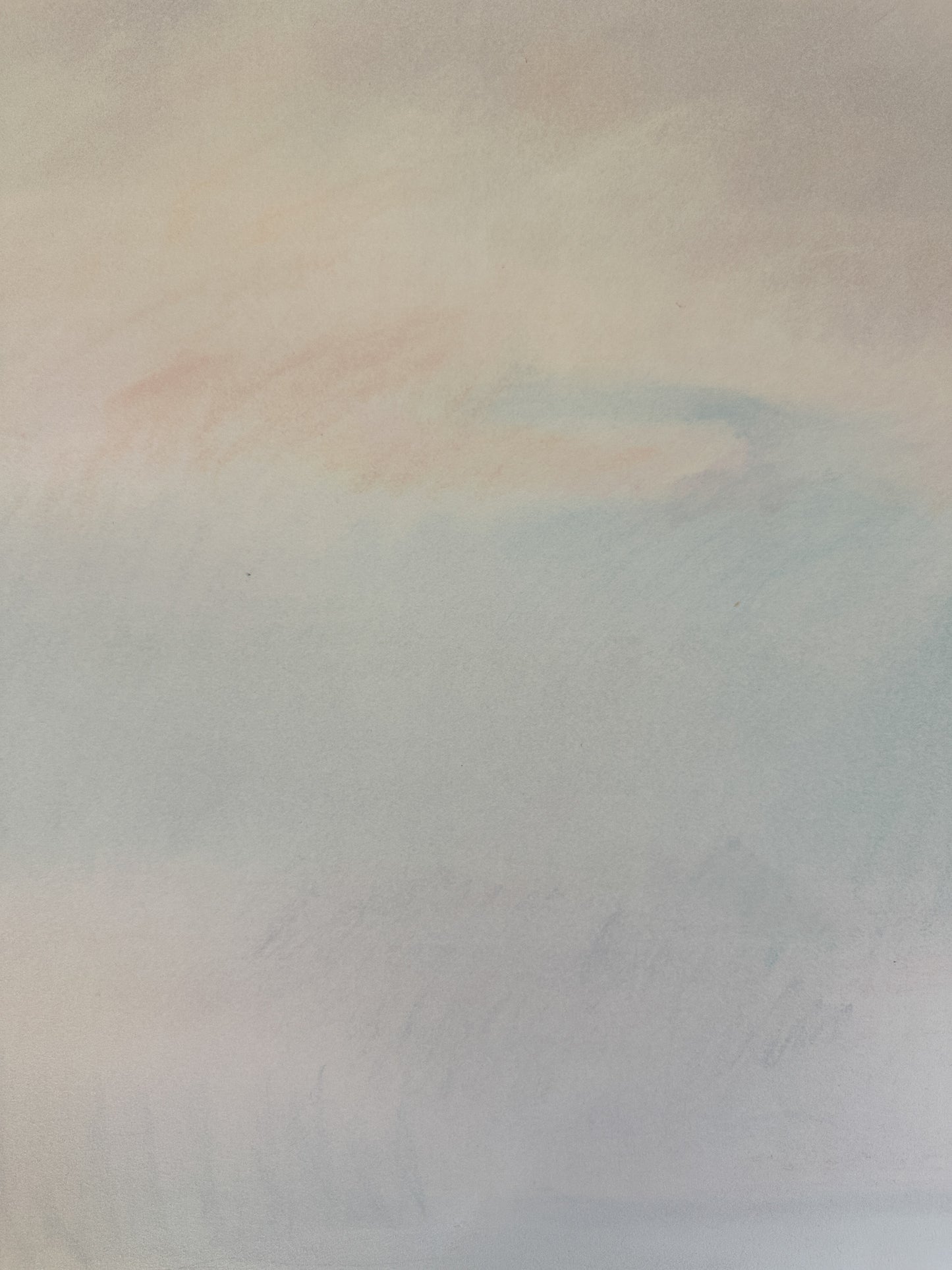 Pale Sky - Pastel by Jane Matteson (40"W x 26"H)