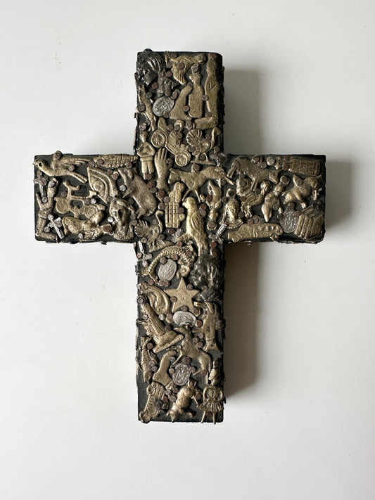 Mexican Folk Art Milagros Cross