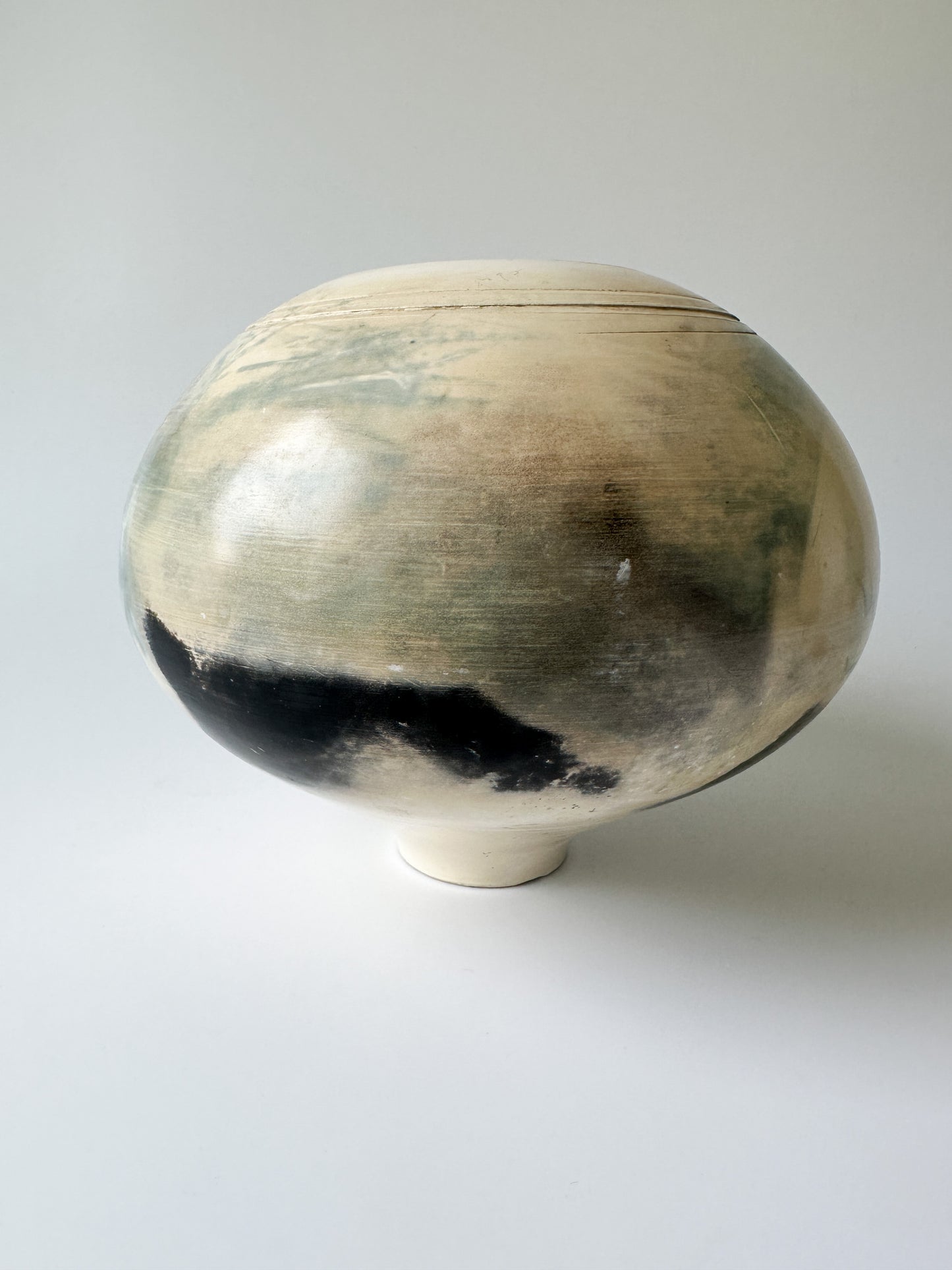 Handmade Raku Ceramic Vessel (signed)