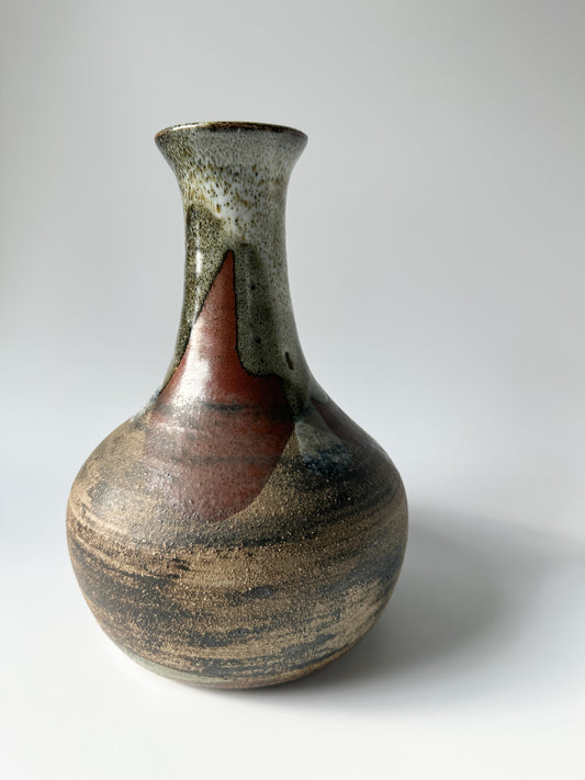 Vintage Studio Pottery Vase - signed