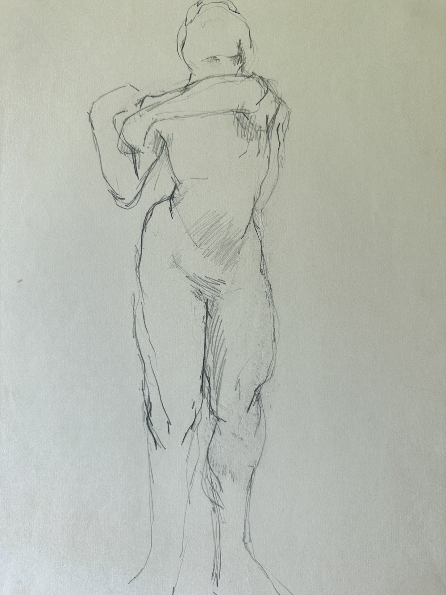 Stretch - Sketch by Jane Matteson (12”W x 14” H)