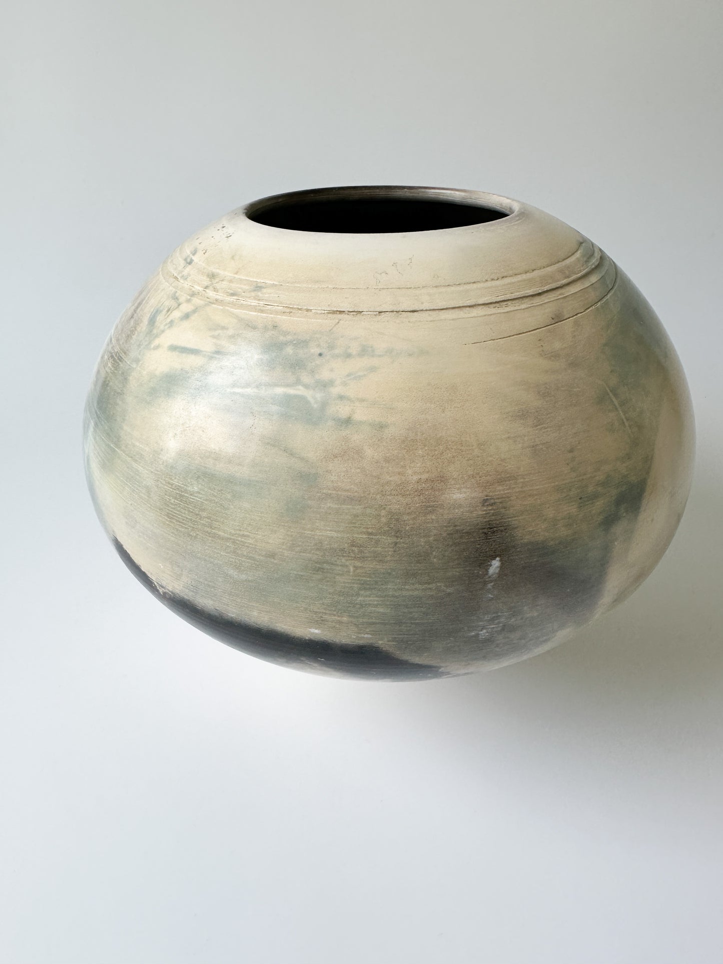 Handmade Raku Ceramic Vessel (signed)