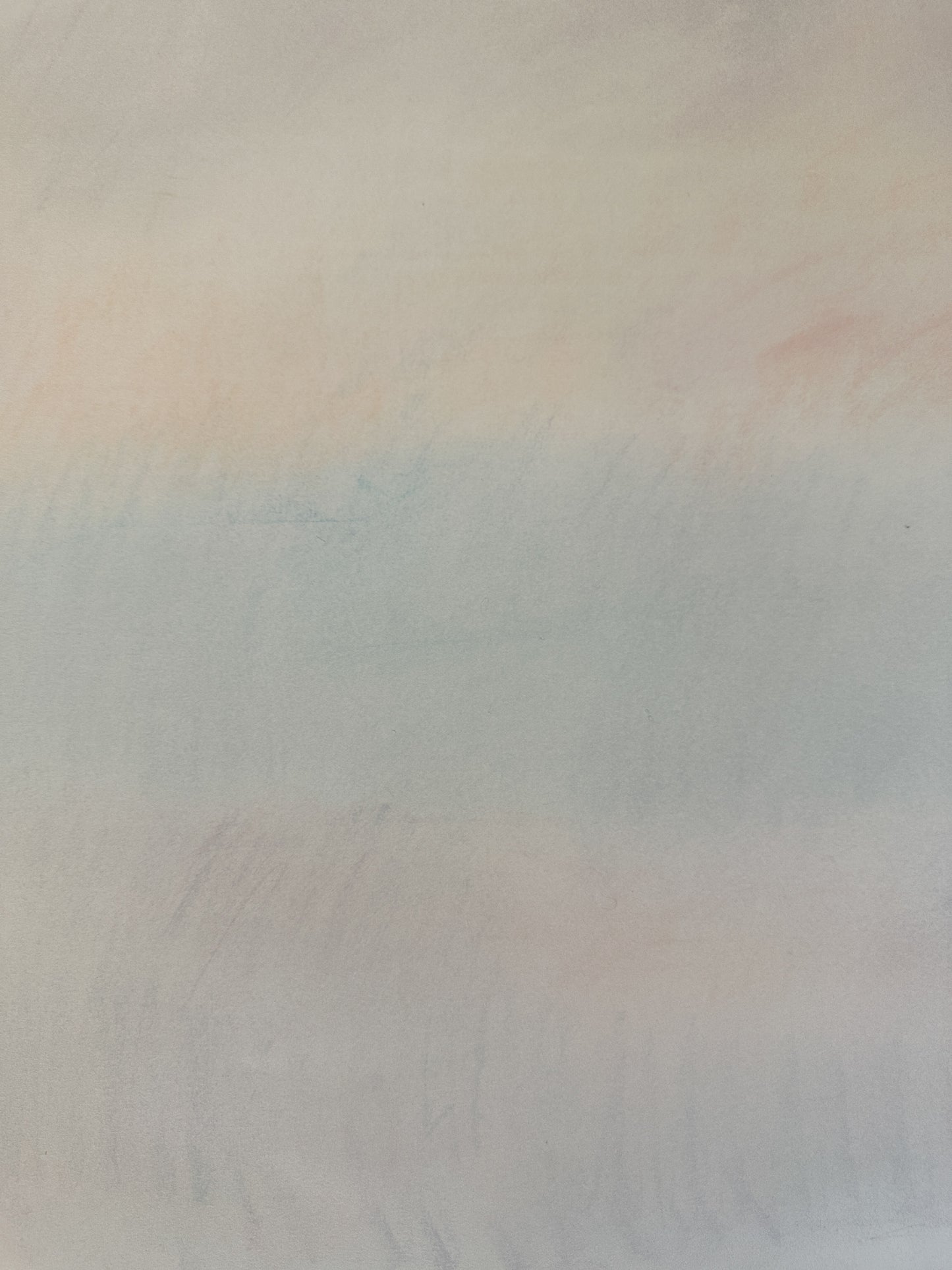 Pale Sky - Pastel by Jane Matteson (40"W x 26"H)