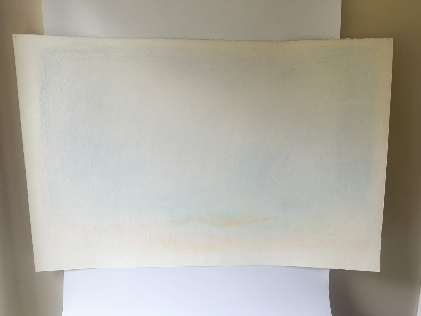 Whisper Light Abstract II - Pastel by Jane Matteson (40”W x 26”H)