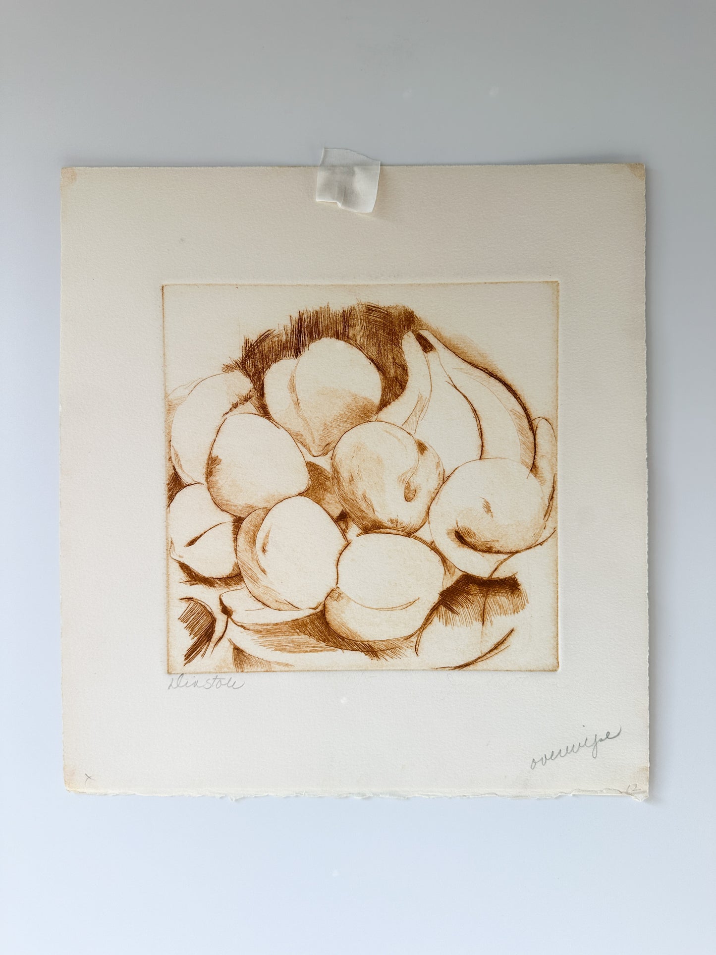 “DIASTOLE” Etching by Late Artist Jane Matteson