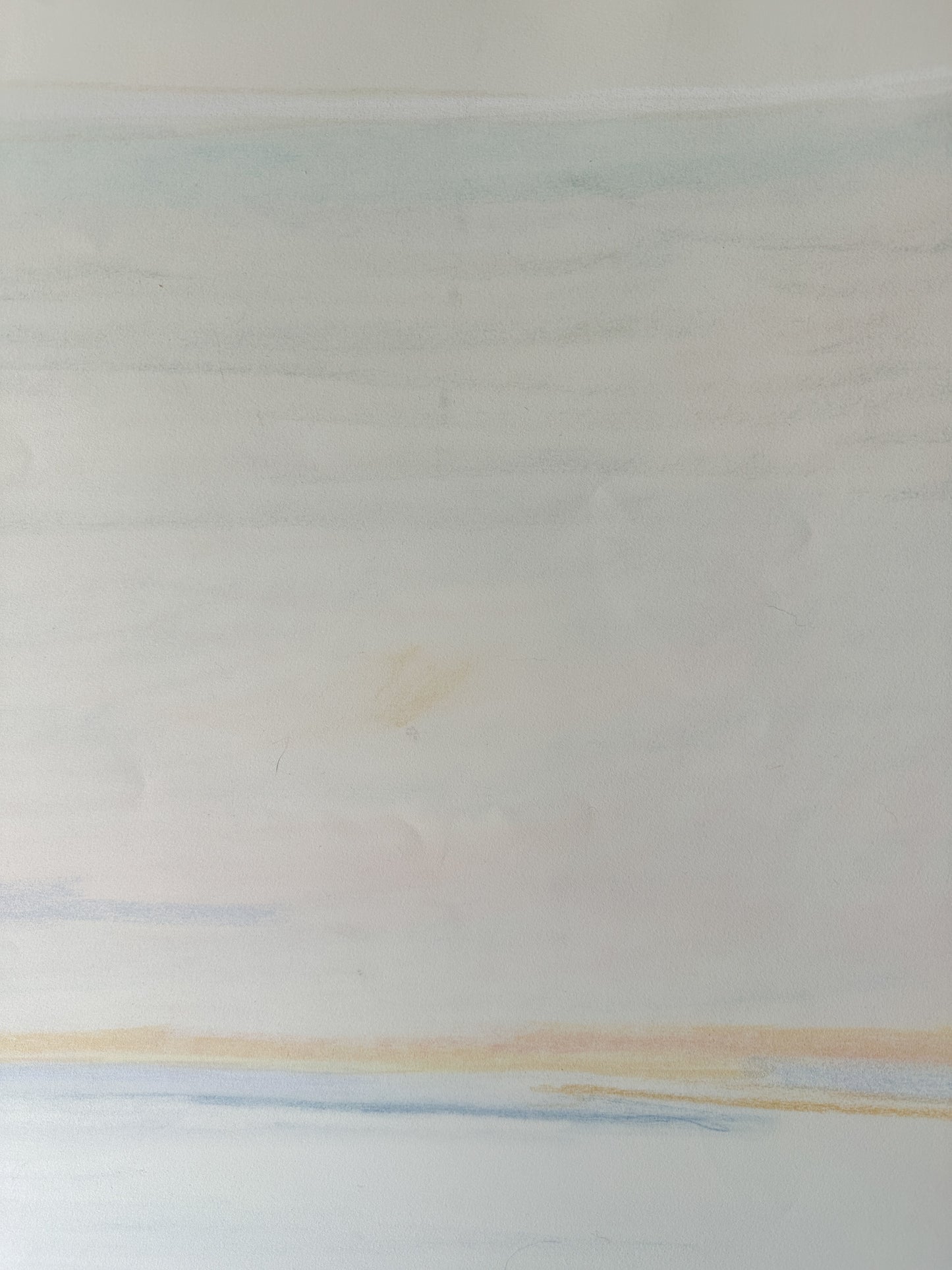 Light Sky Abstract Sky - Pastel by Jane Matteson (40"W x 26"H)