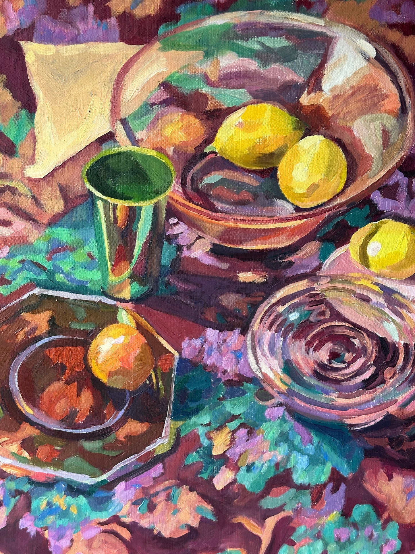 Painting Catherine Nesheim (American, 20th Century), 'Still Life No. 53'