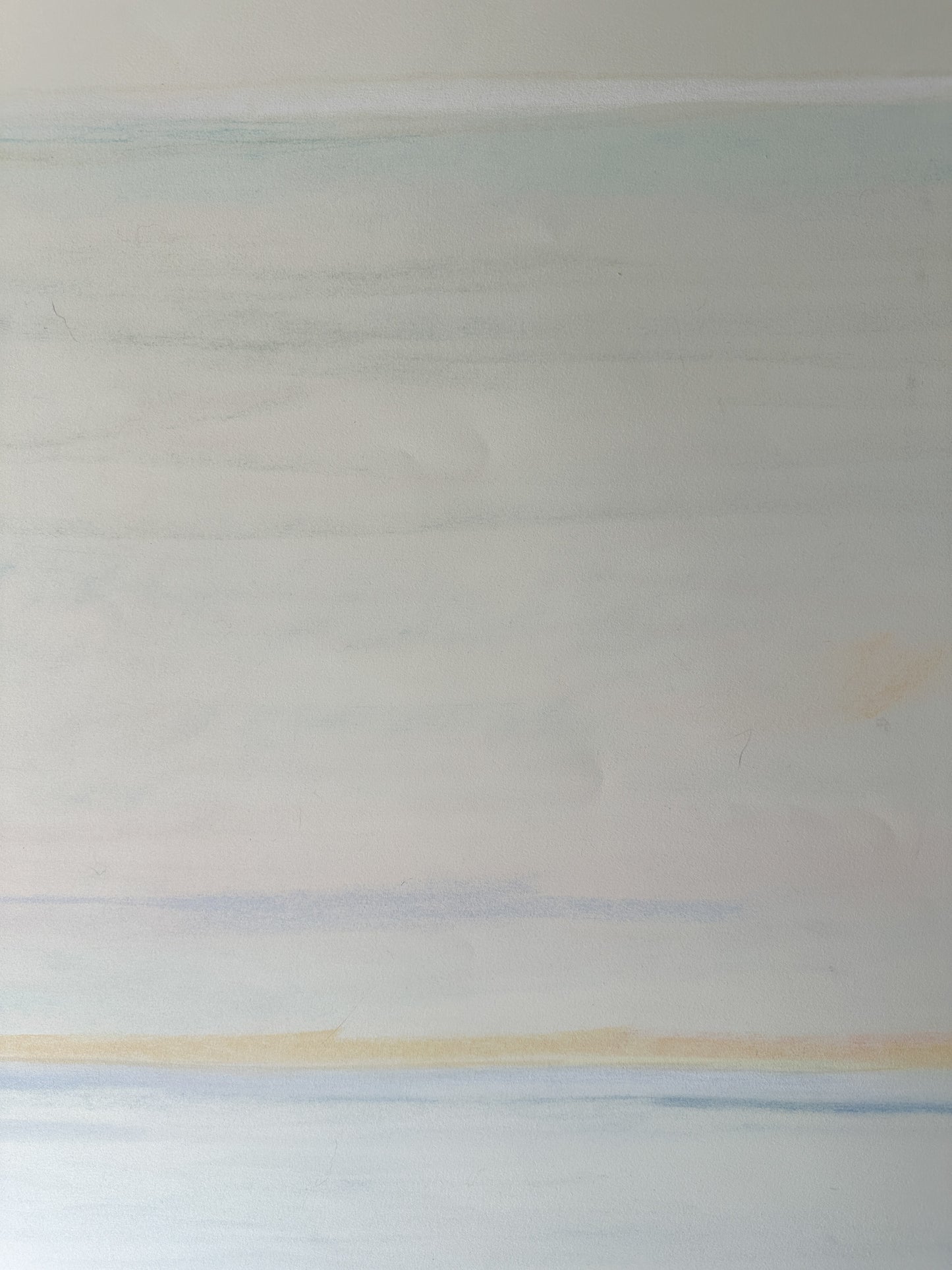 Light Sky Abstract Sky - Pastel by Jane Matteson (40"W x 26"H)