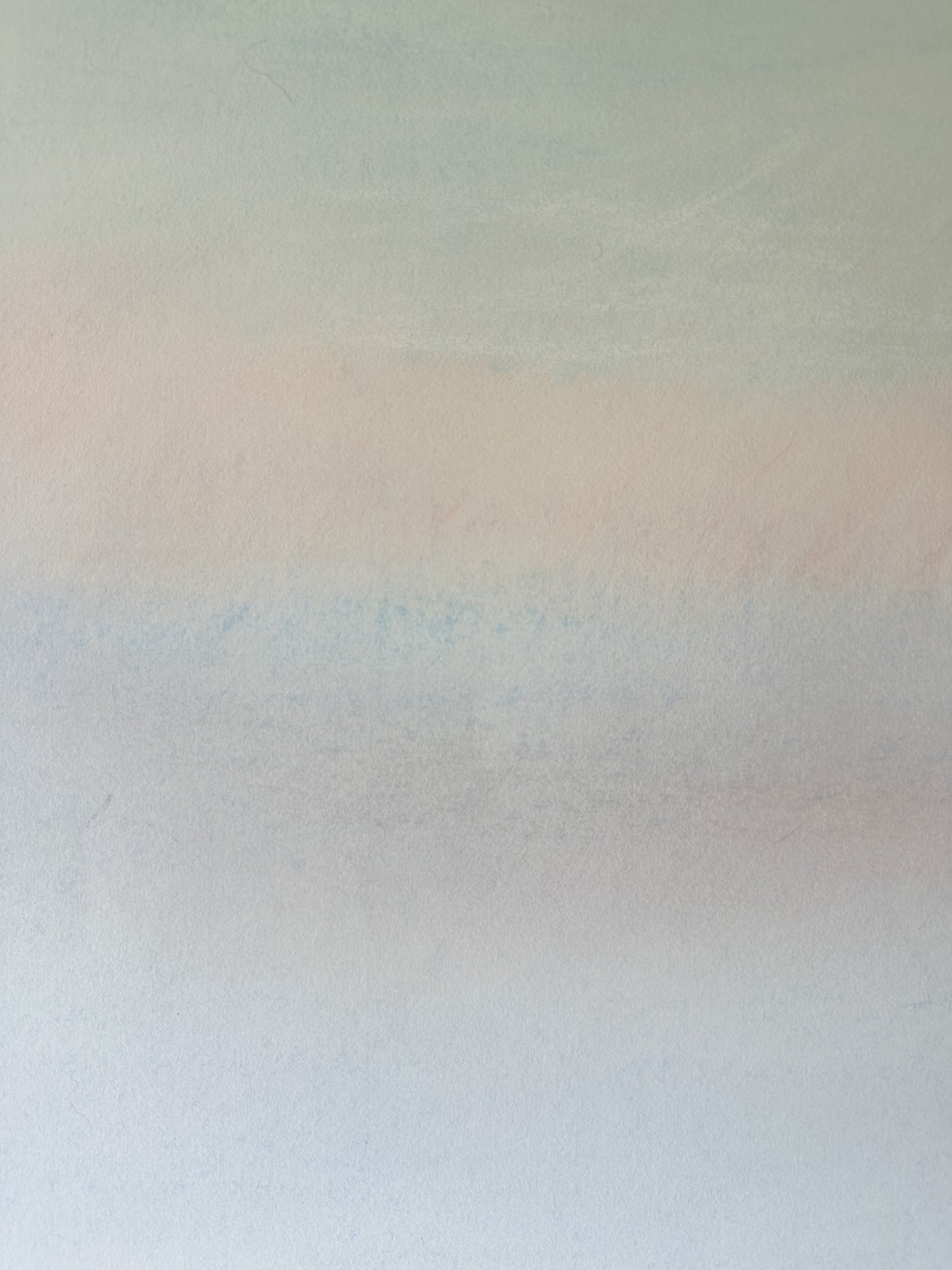 Light Pastel Colors in the Sky Abstract - Pastel by Jane Matteson (41”W x 29.5”H)