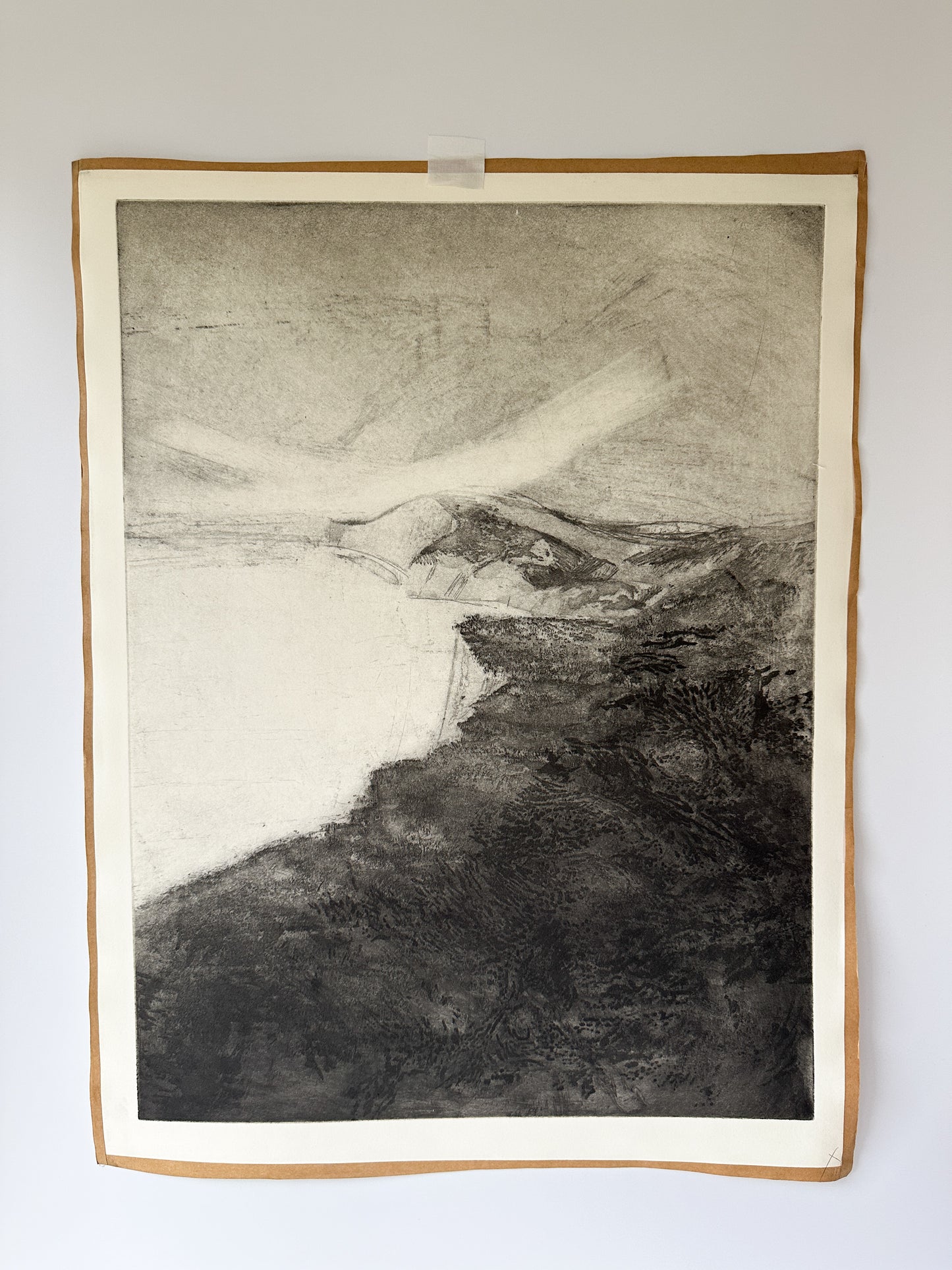 "SEALIGHT AND DOWNS” Aquatint Etching by Late Artist Jane Matteson