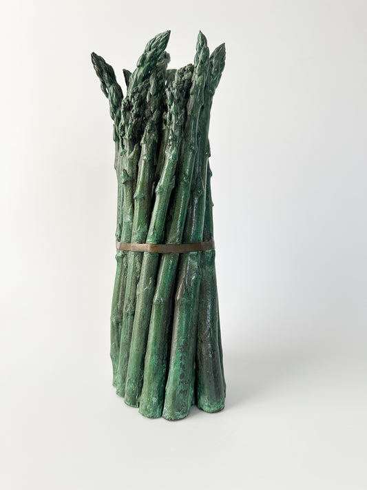 Donald L. Reed Bronze Asparagus Sculpture (signed) Heavy