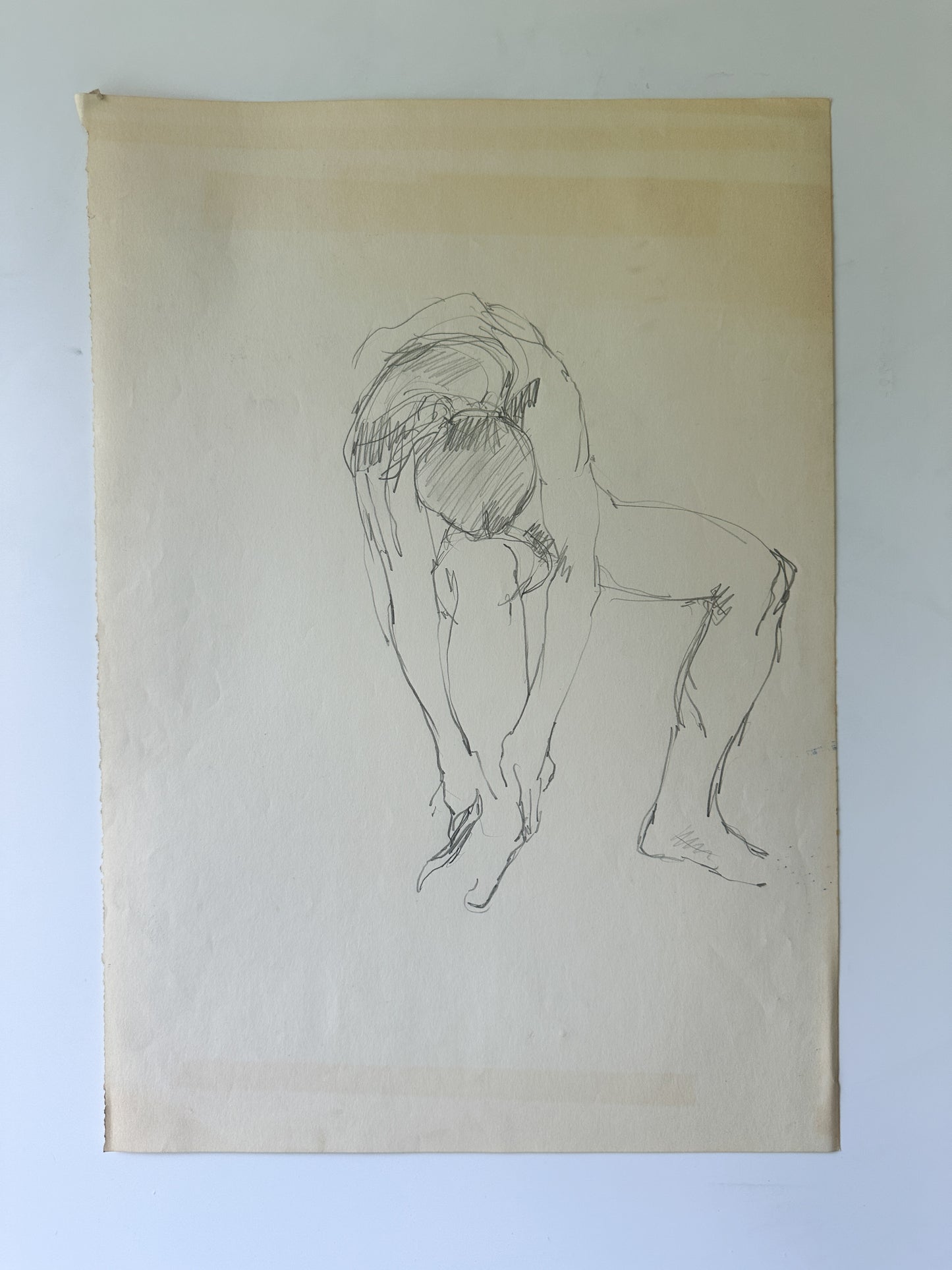 Dancer Pencil Sketch by Jane Matteson (12"W x 18"H)