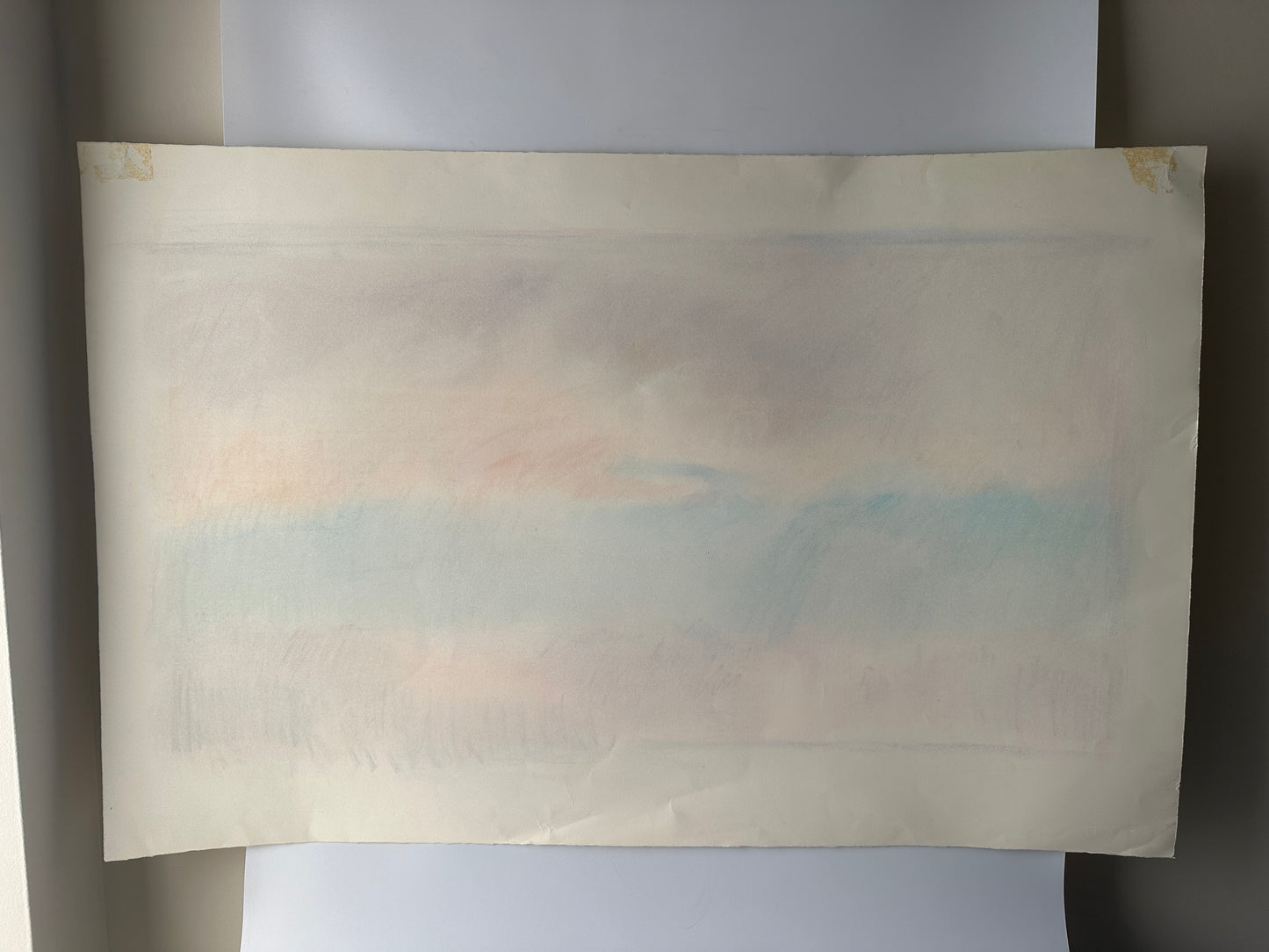 Pale Sky - Pastel by Jane Matteson (40"W x 26"H)