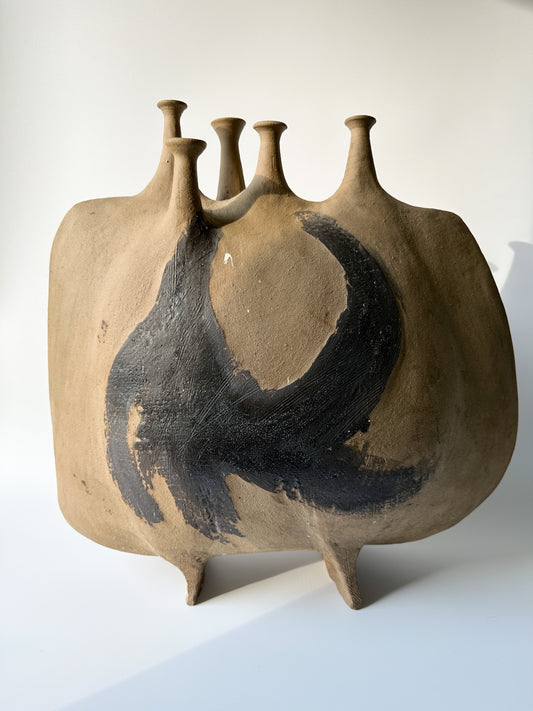 Pottery Sculpture Vessel by Grace Gorlitz - Large