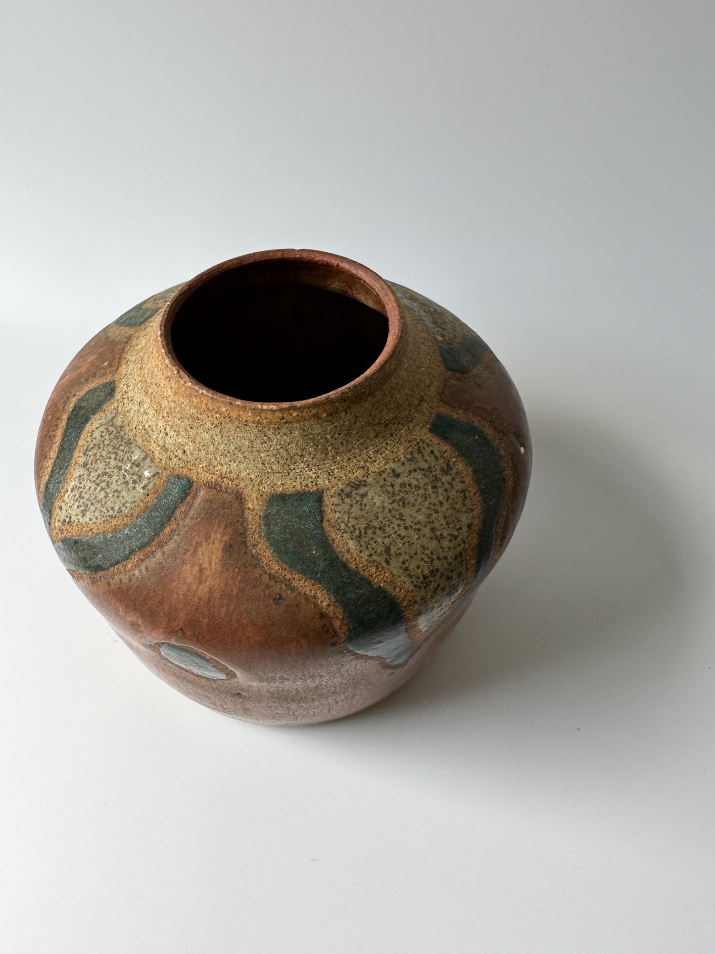 Handmade Earthenware Pot with Lid